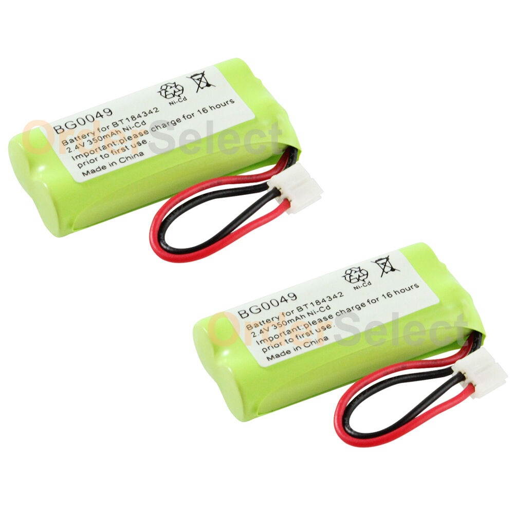 2 NEW Rechargeable Phone Battery for Uniden DCX300 DCX400 BT-1018 BT-101 BT-1011