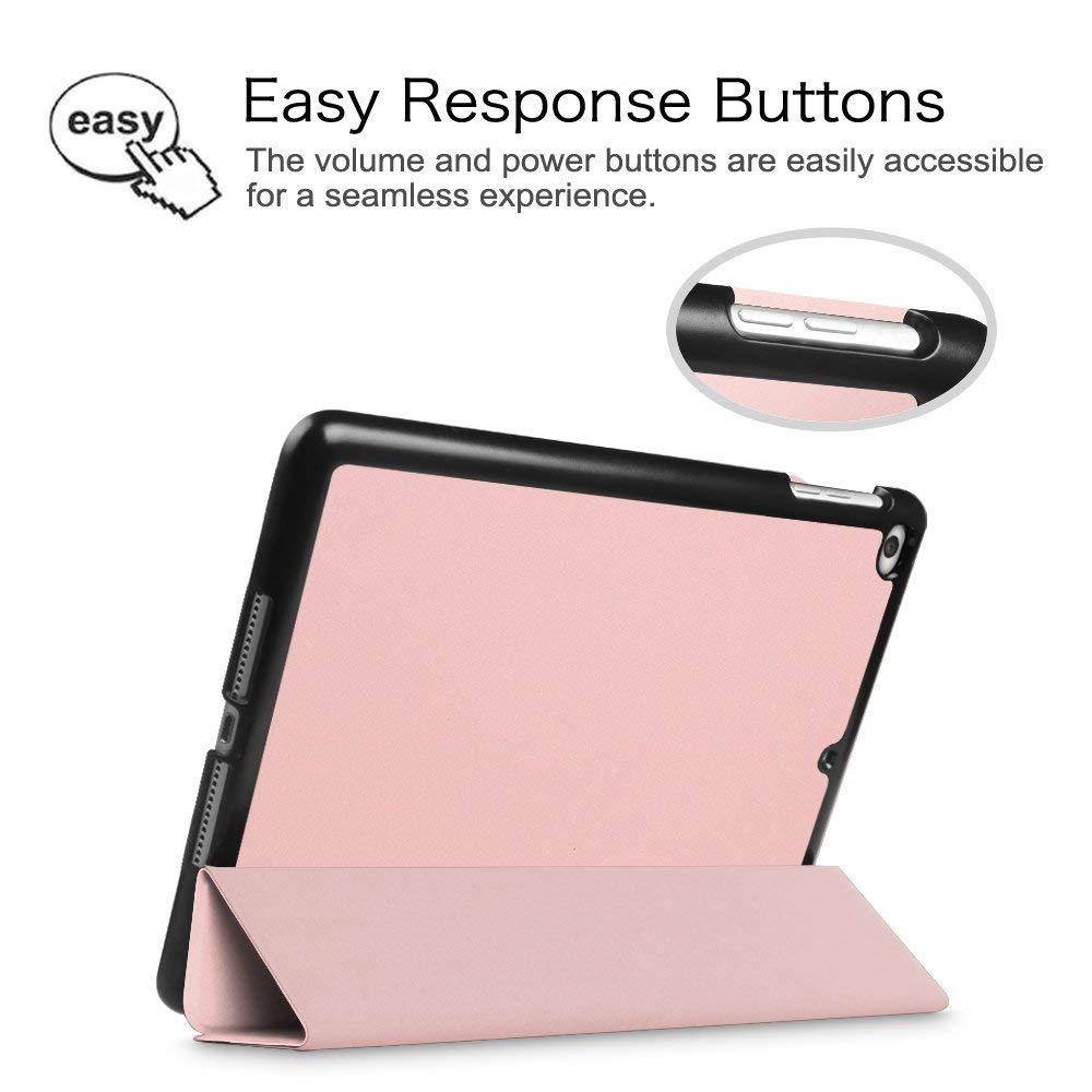 Fintie iPad Air 2 Case - [SlimShell] Ultra Lightweight Stand Smart Protective Cover with Auto Sleep/Wake Feature for Apple iPad Air 2, Rose Gold