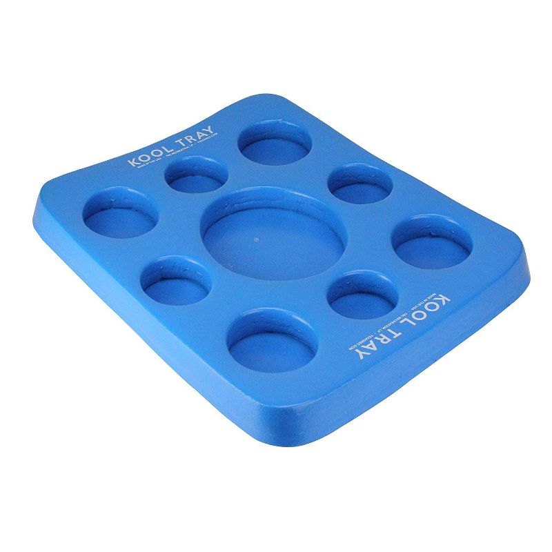 TRC Recreation Super Soft 20" Kool Floating Beverage Holder & Game Board, Blue