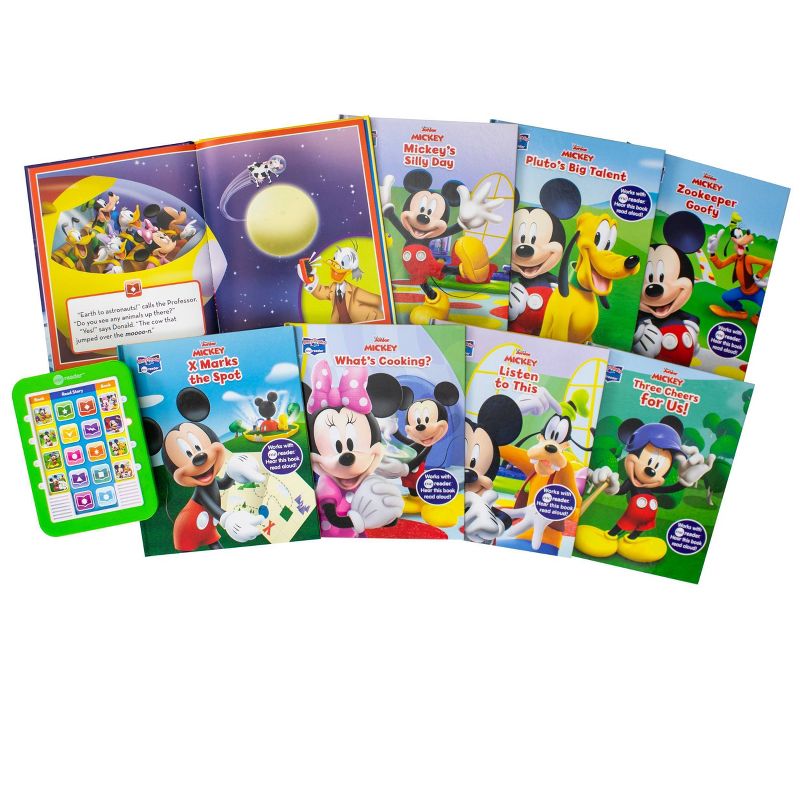 Disney Mickey Mouse Clubhouse Electronic Me Reader Story Reader and 8-book Boxed Set