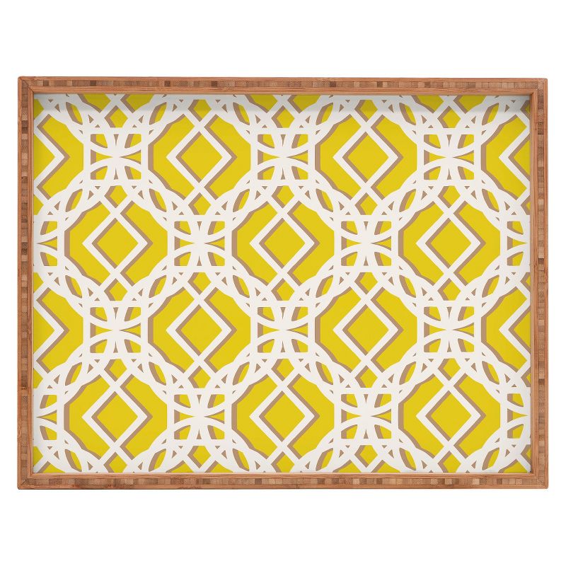 17" x 14" Acrylic June Journal Minimalist Lines Tray - society6