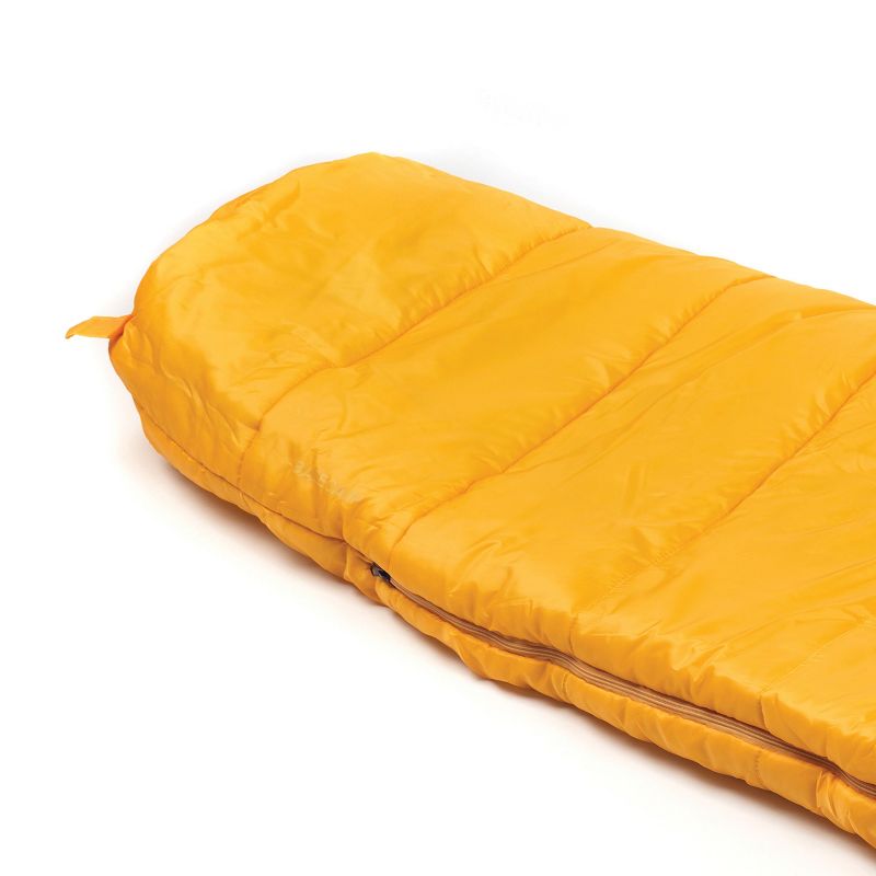 Snugpak Basecamp Sleeper Expedition Sleeping Bag with Compression Stuff Sack, Insulated, Amber Yellow
