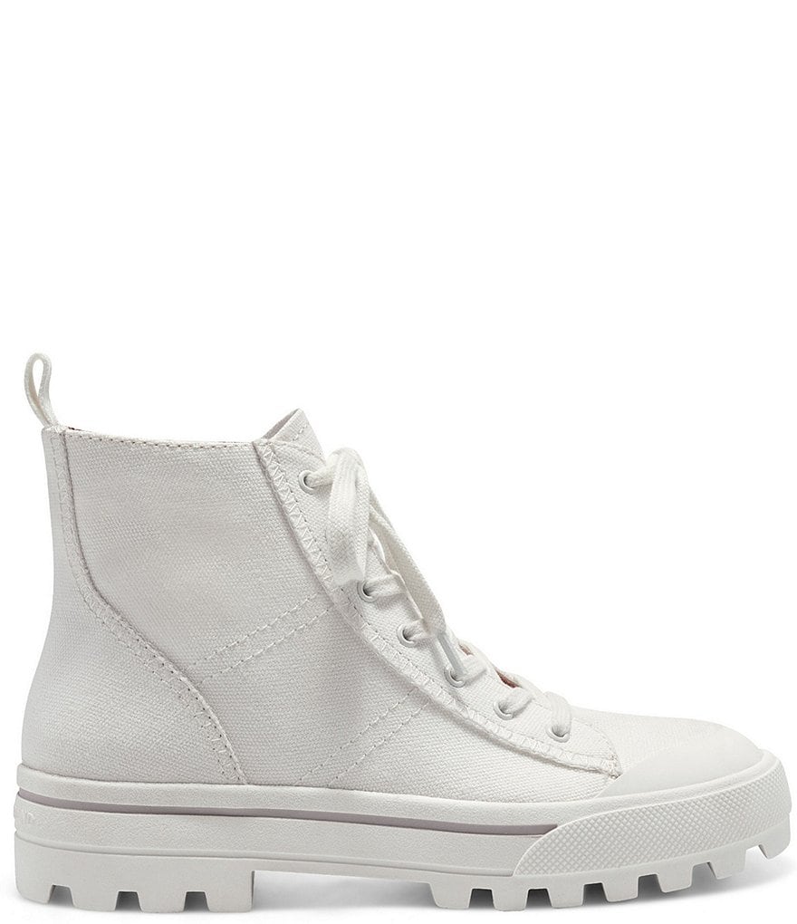 Lucky Brand Eisley High Top Lugged Canvas Lug Sole Sneakers