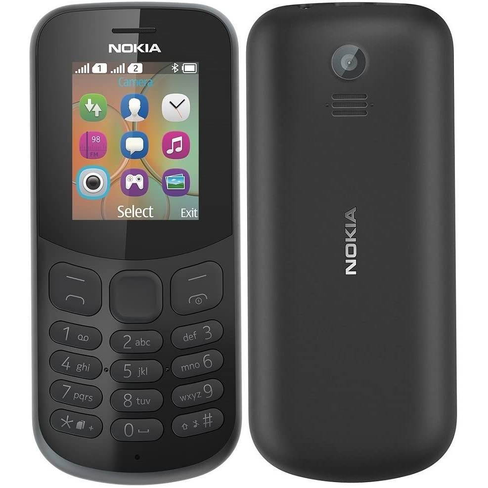 Nokia 130 (2017) Dual-Sim 4MB (GSM only | No CDMA) Factory Unlocked 2G GSM Cell Phone (Red) - International Version