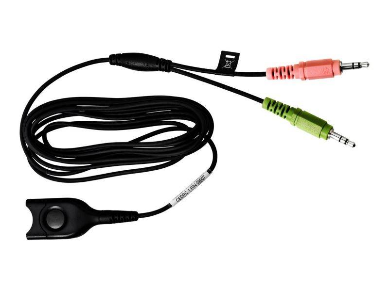 EPOS Standard Bottom Cable ED to Dual 3.5mm CEDPC 1 1000858