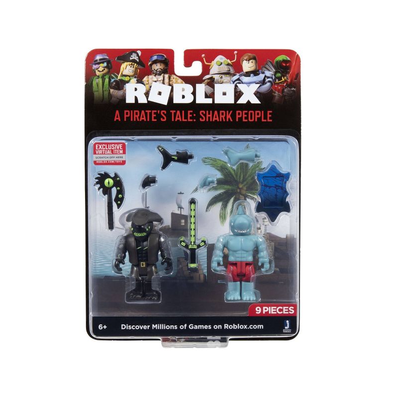 Roblox Action Collection - A Pirate's Tale: Shark People Game Pack (Includes Exclusive Virtual Item)