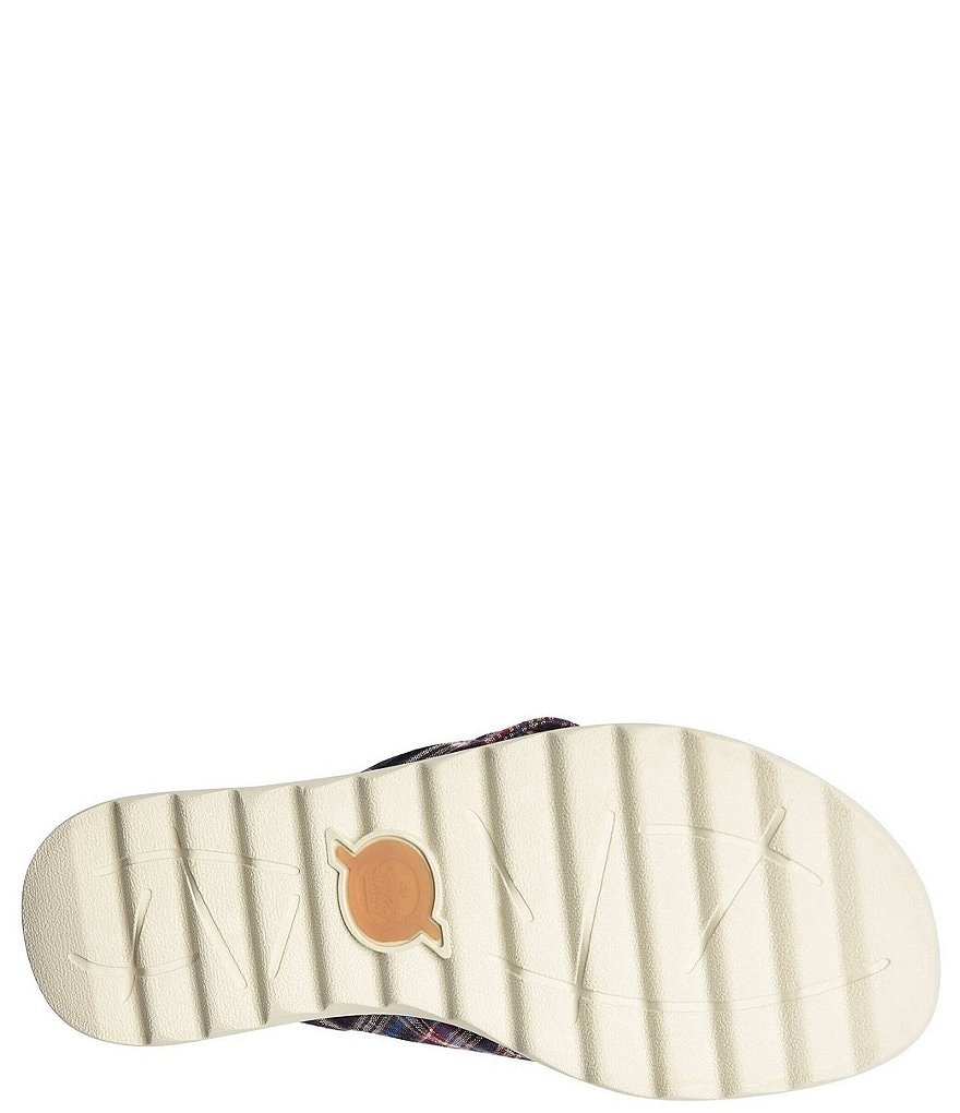 Born Tide Plaid Knot Sandals