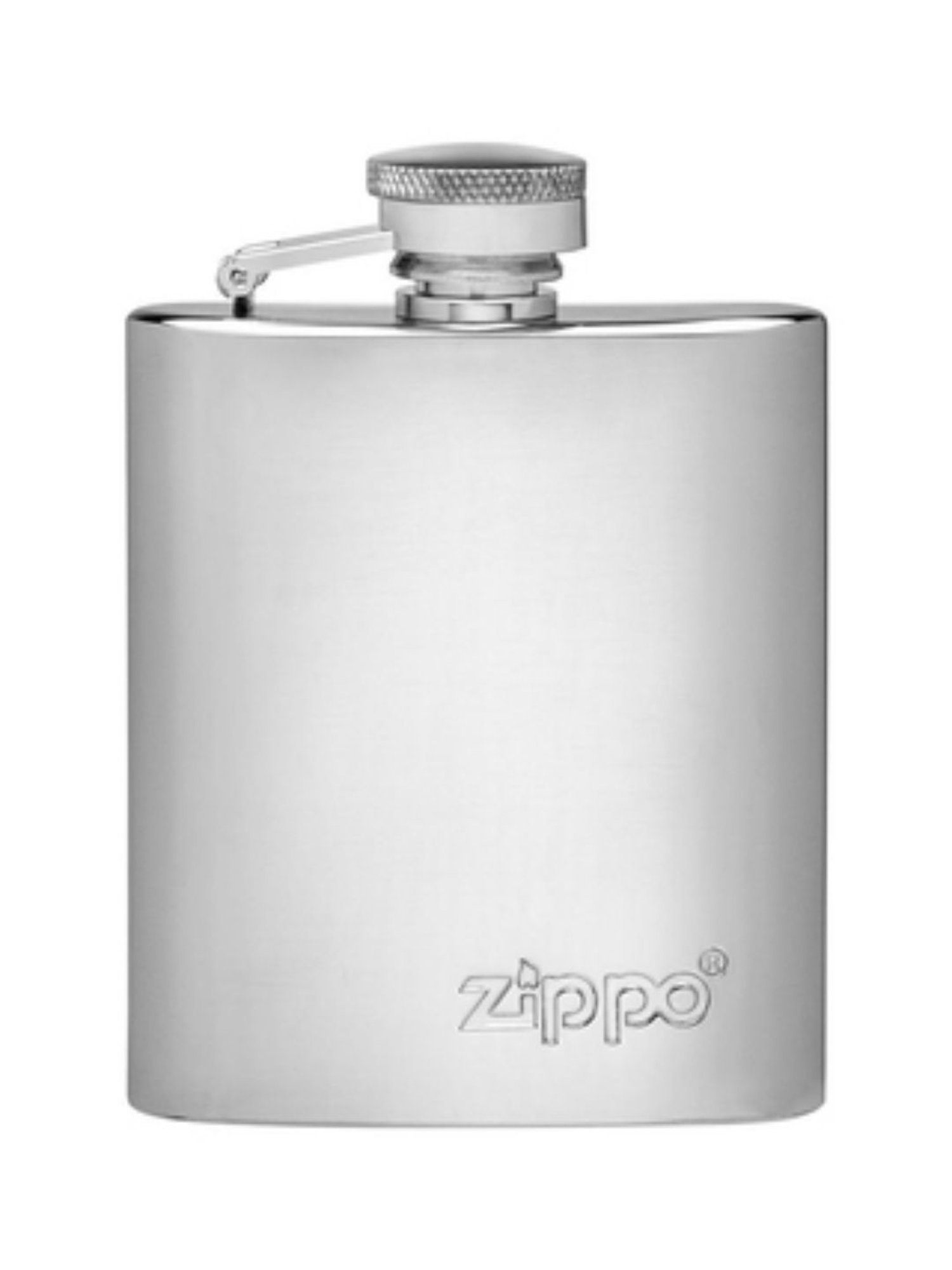 Zippo Silver Flask & Gift Set Brass Pocket Lighter