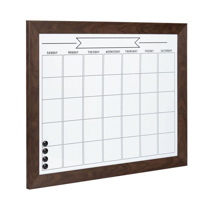 U Brands 3pc Cork Board Organization Center Abstract Terracotta/Black Frame