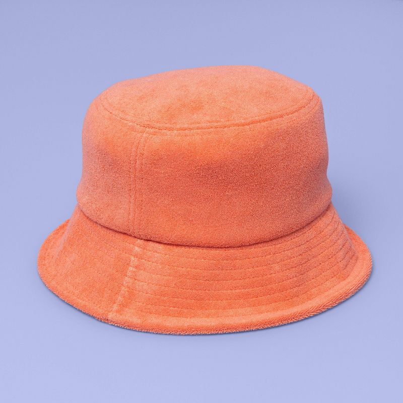 Girls' Panama Straw Striped Hat - art class™ Tan