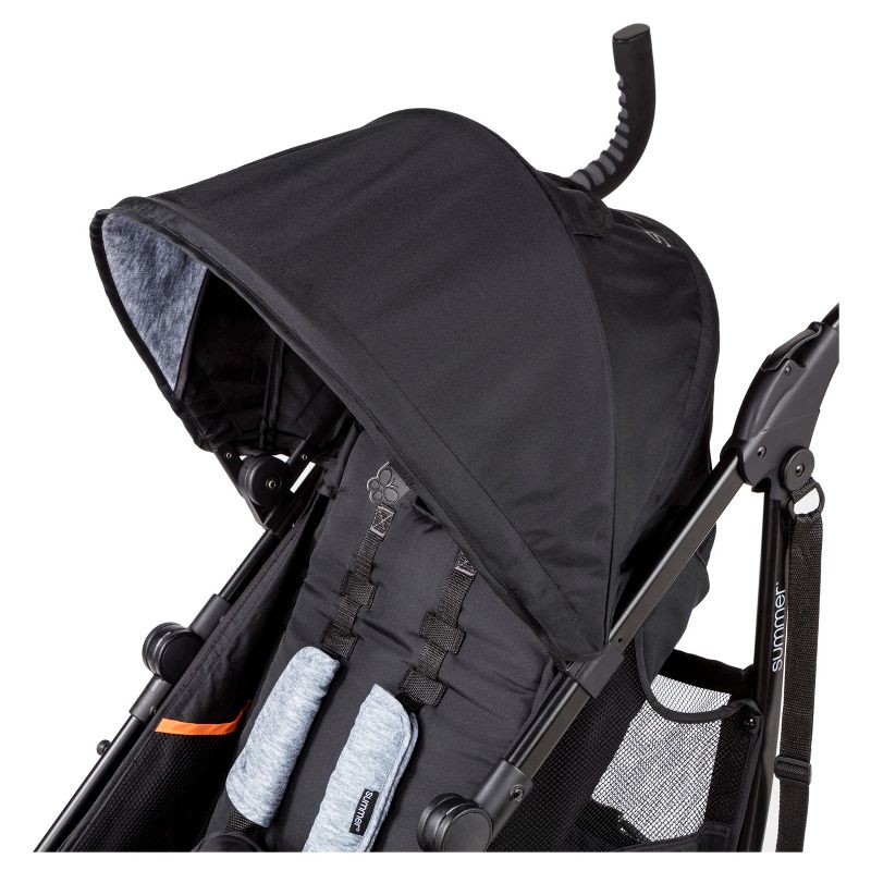 Summer Infant 3Dtote Convenience Stroller (Black/Gray)