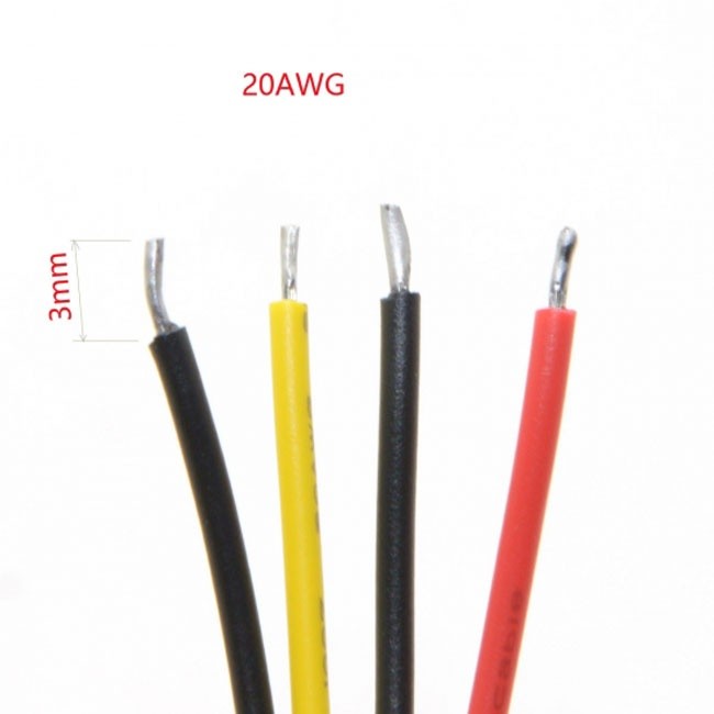 Jimier ATX Molex Micro Fit Pitch 3.0mm 4Pin Male to Open Wire Power Adapter Cable 15cm 20AWG UL1007 PW-072-0.15M