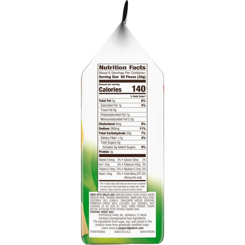 Pepperidge Farm Goldfish Parmesan Crackers - 6.6oz Bag