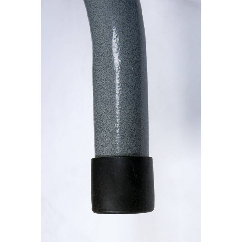 3pc Folding Table and Bench Set Light Gray - OSP Home Furnishings