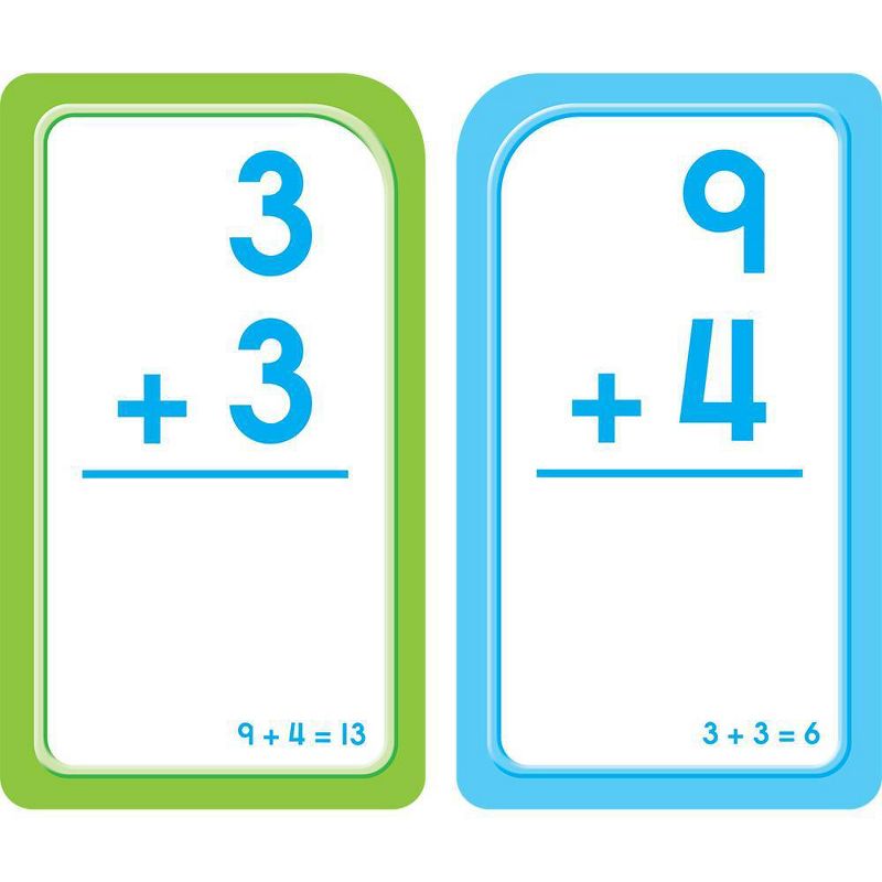 Get Ready Flash Cards 2-pack - Addition 0-12 & Subtraction 0-12, Grades 1-2 (School Zone Publishing)