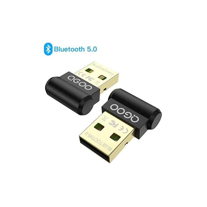 USB Bluetooth Adapter for PC,  Mini Bluetooth 5.0 EDR Dongle for Desktop Computer Wireless Transfer for Laptop Bluetooth Headphones Headset Keyboard Mouse Speakers Printer Windows 7/8/8.1/10