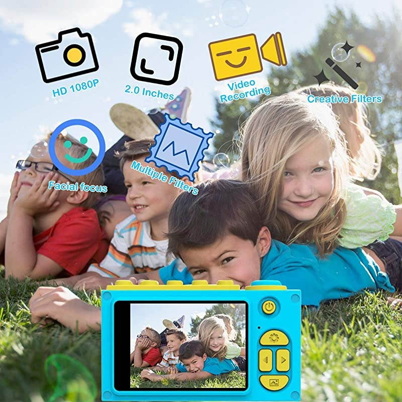 Digital Cameras for Boys Girls HD 1080P Video Camera for Children Selfie Camera Toy Cameras Mini Child Camcorder for Age 6+ Boys/Girls Pink