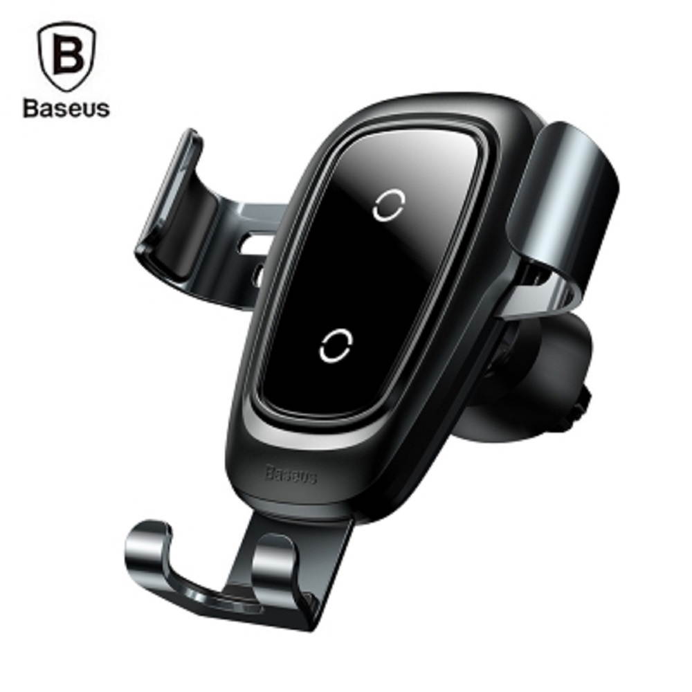 Baseus 15W Qi Wireless Charger Bracket with Gravity Car Mount 10W for 4 - 6.5 inch Mobile Phones.