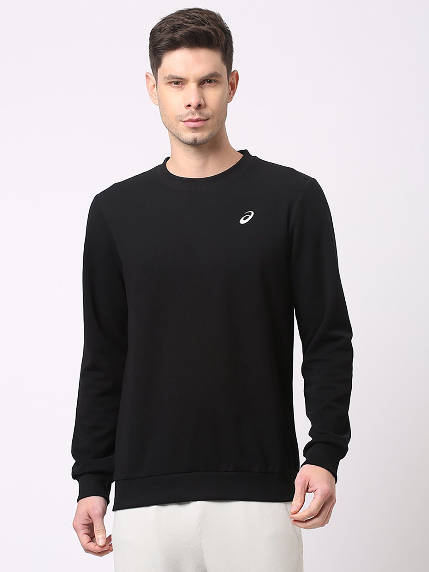 Asics Black Regular Fit Sweatshirt