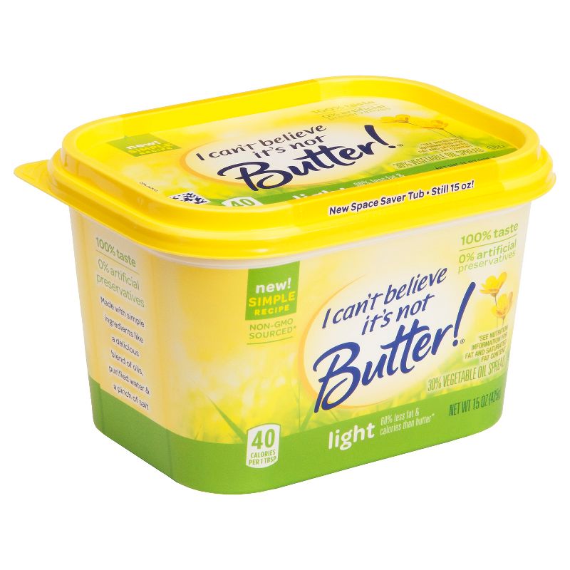I Can't Believe It's Not Butter! Light Buttery Spread - 15oz