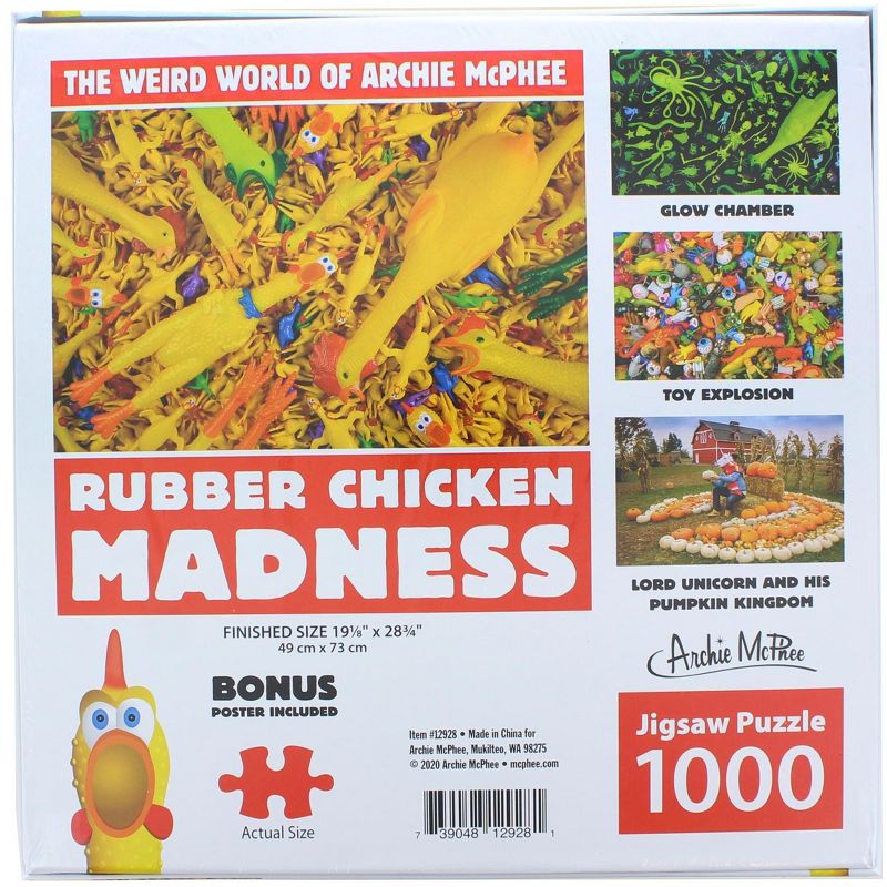 Accoutrements Rubber Chicken Madness 1000 Piece Jigsaw Puzzle