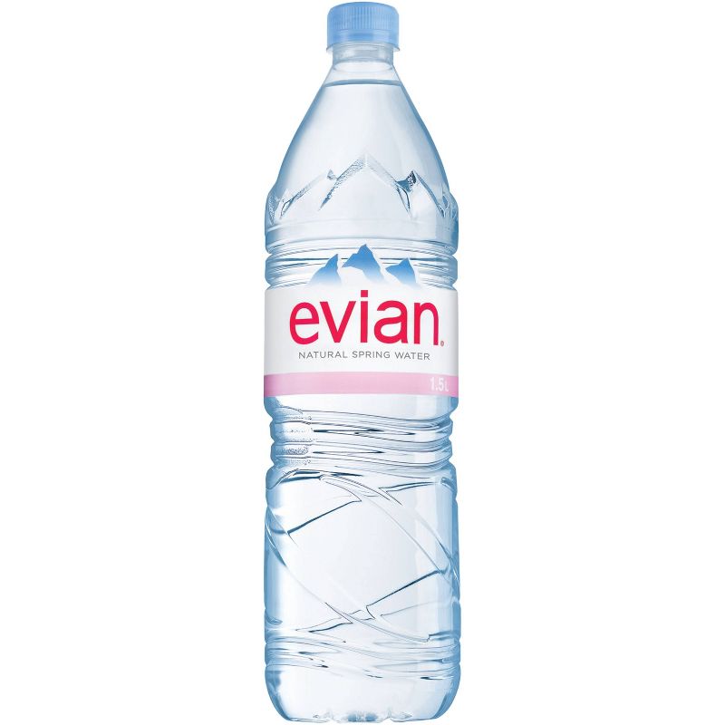 Evian Natural Spring Water - 1.5L Bottle