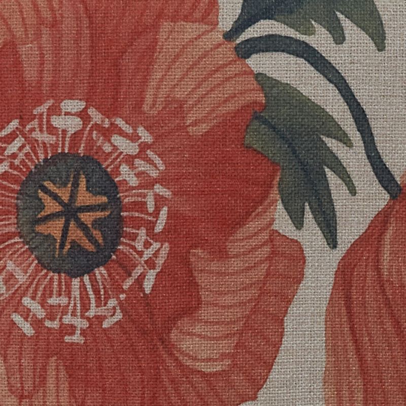 Split P Hibiscus Print Table Runner - 72"L - Orange