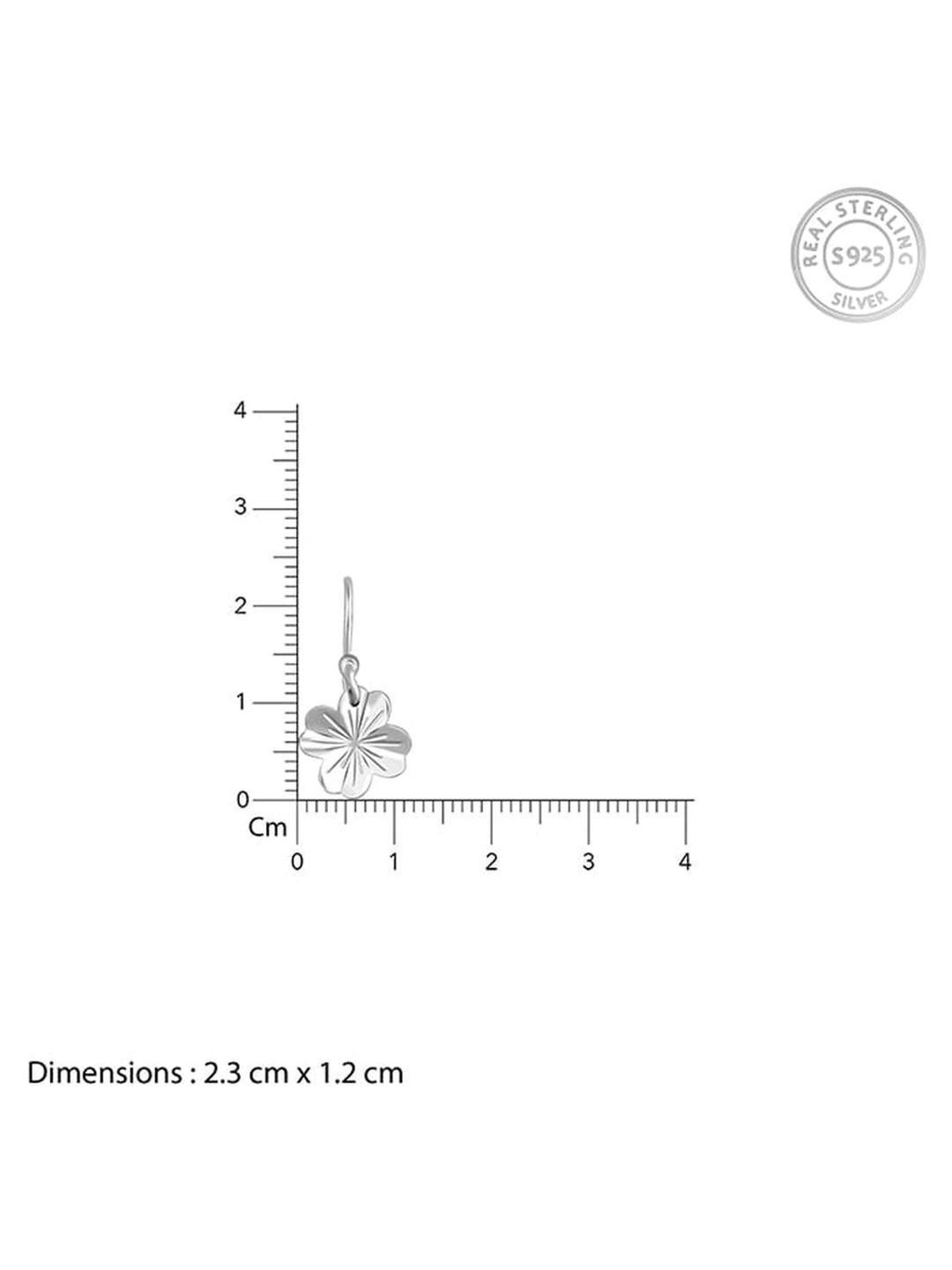 GIVA 925 Silver Petals Earring for Women & Girls