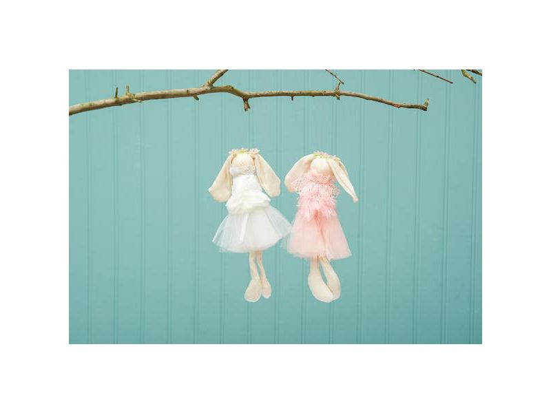 C&F Home Bunny Girls Easter Ornament, A/3