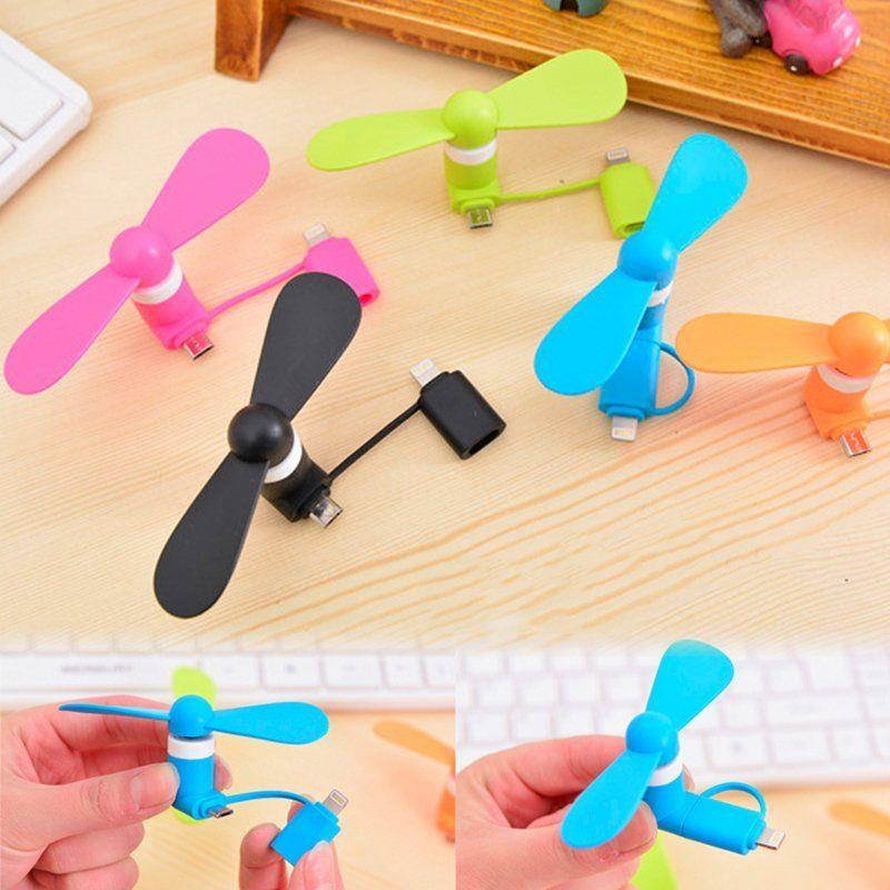 Portable Android iPhone PC Super Mute Cooler Micro Mini Fan For Smartphones