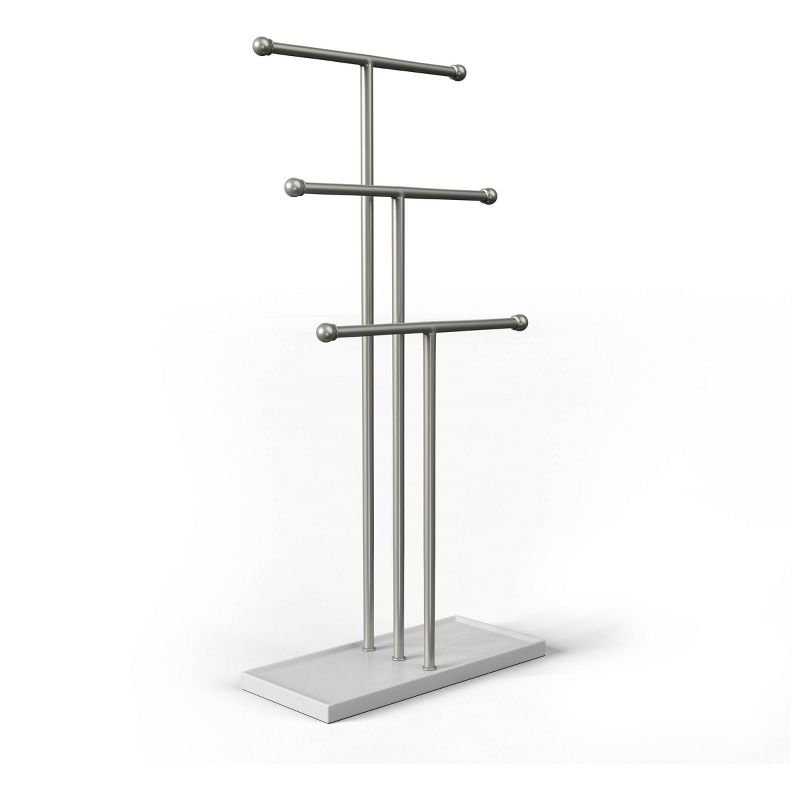 Trigem Jewelry Stand White/Nickel - Umbra