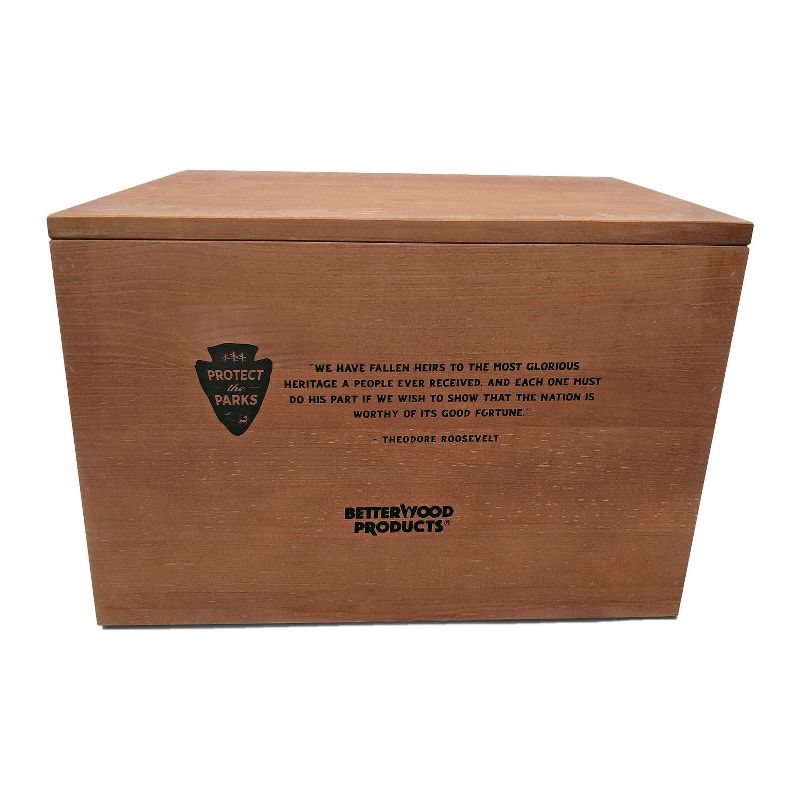 Better Wood Products Limited Edition Protect the Parks Series All Natural Fatwood Fire Starter Sticks, 13 Pound Wooden Crate, Grand Canyon