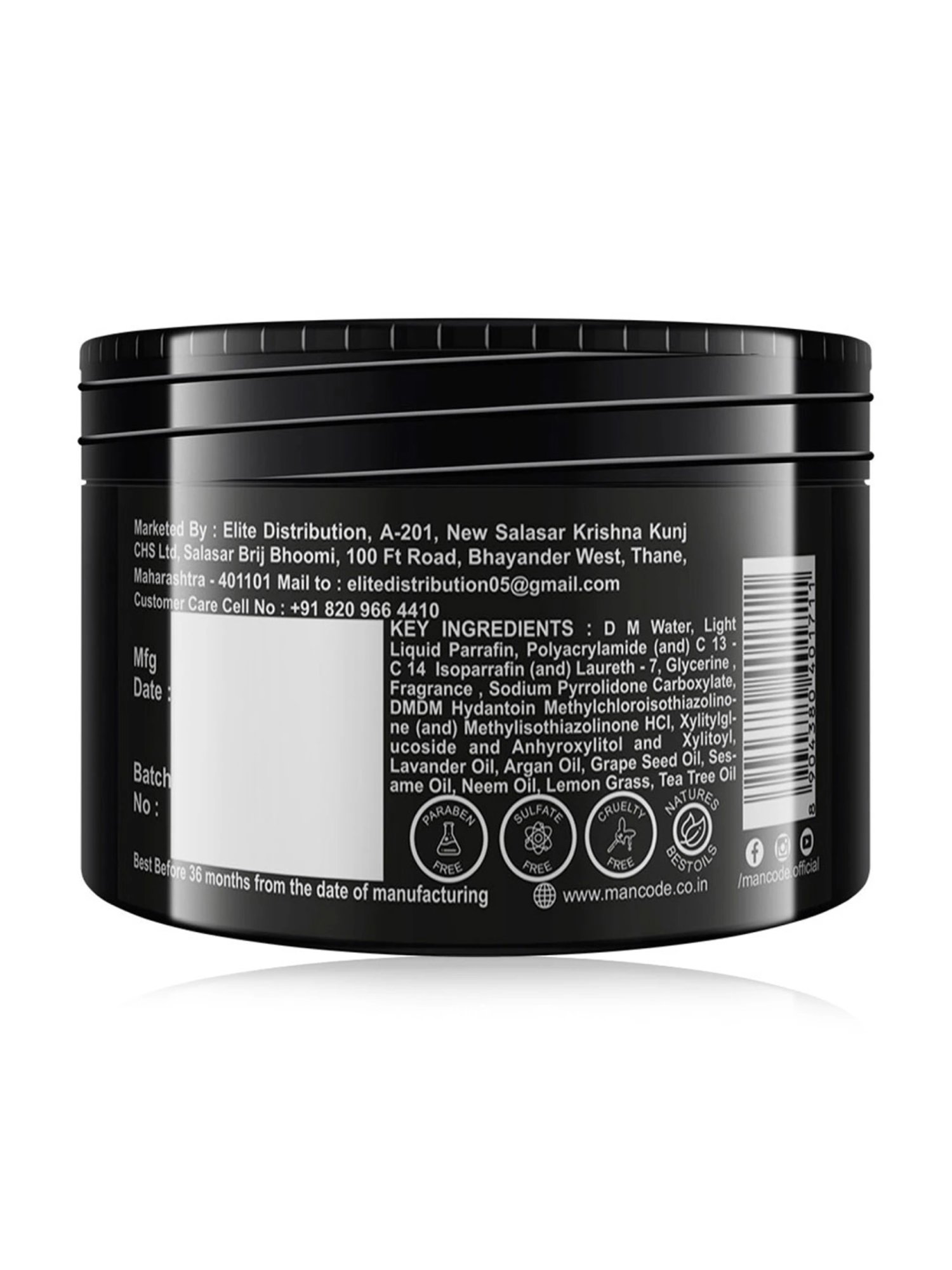 Mancode Dandruff Control Cream - 100 gm