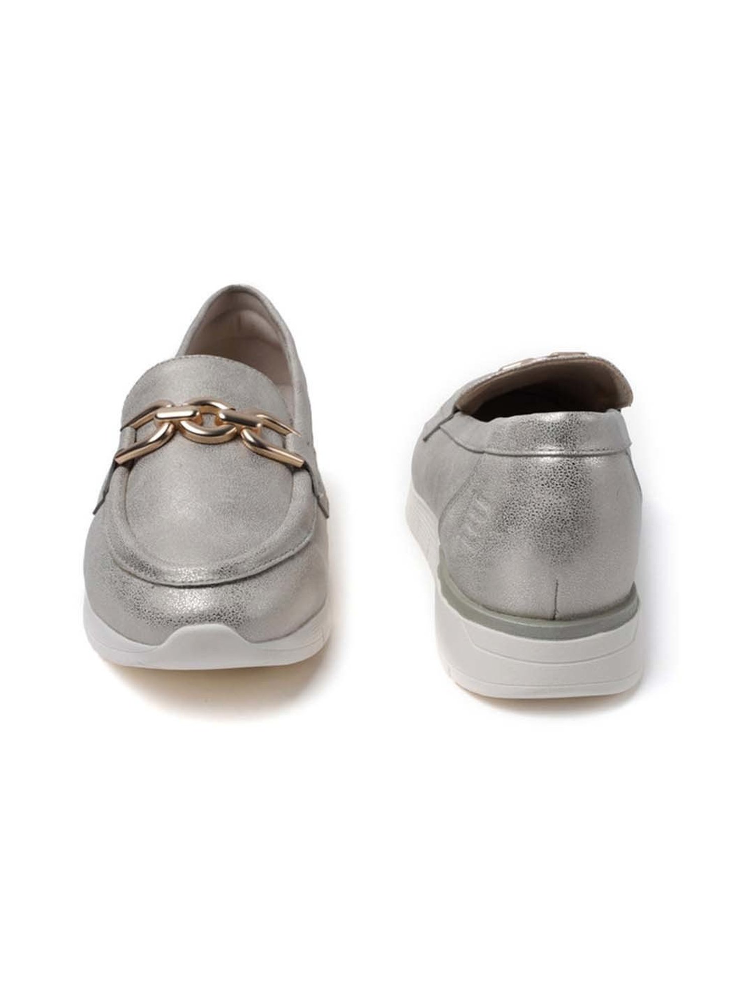 BAGATT Women's Ornella Metallics Casual Loafers