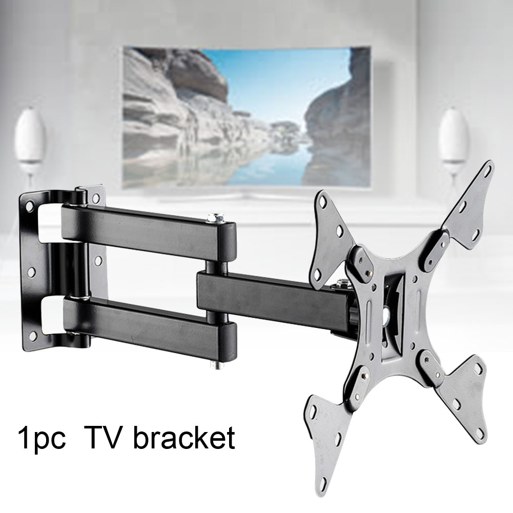 TV Bracket for 14"-37" inch Living Room Bedroom Wall Mount Universal Adjustable Angle