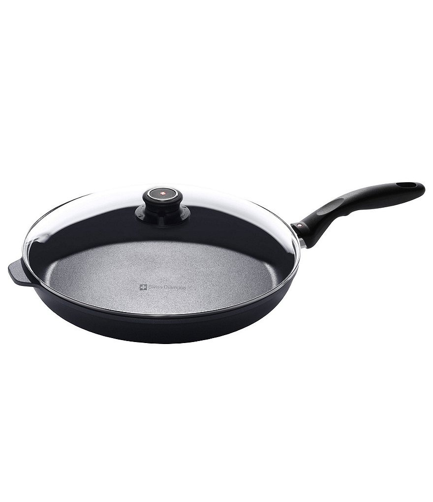 Swiss Diamond HD Classic Nonstick 12.5#double; Fry Pan with Lid