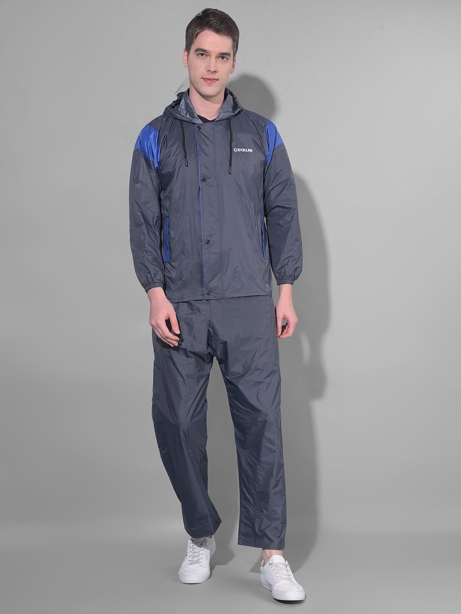 Dollar Grey Regular Fit Raincoat Set