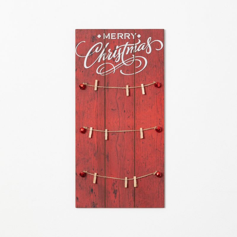 Sullivans Christmas Card Holder 24"H Red