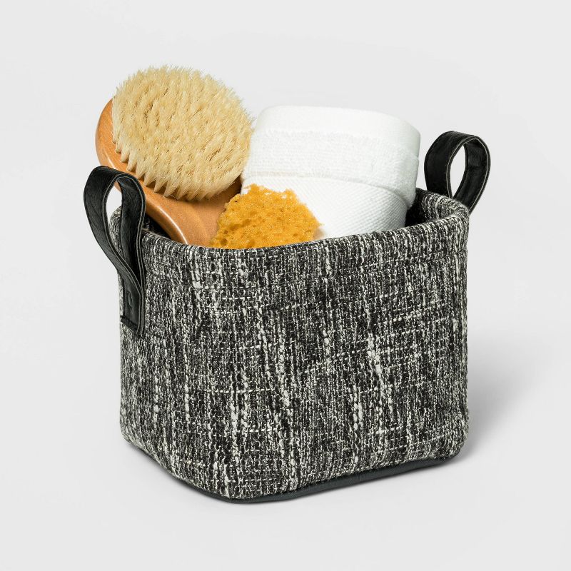 Tweed Basket Gray - Threshold™