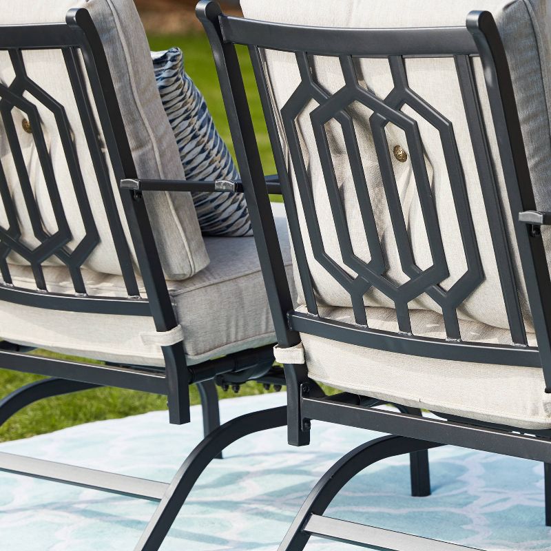 5pc Patio Fire Seating Set - Patio Festival