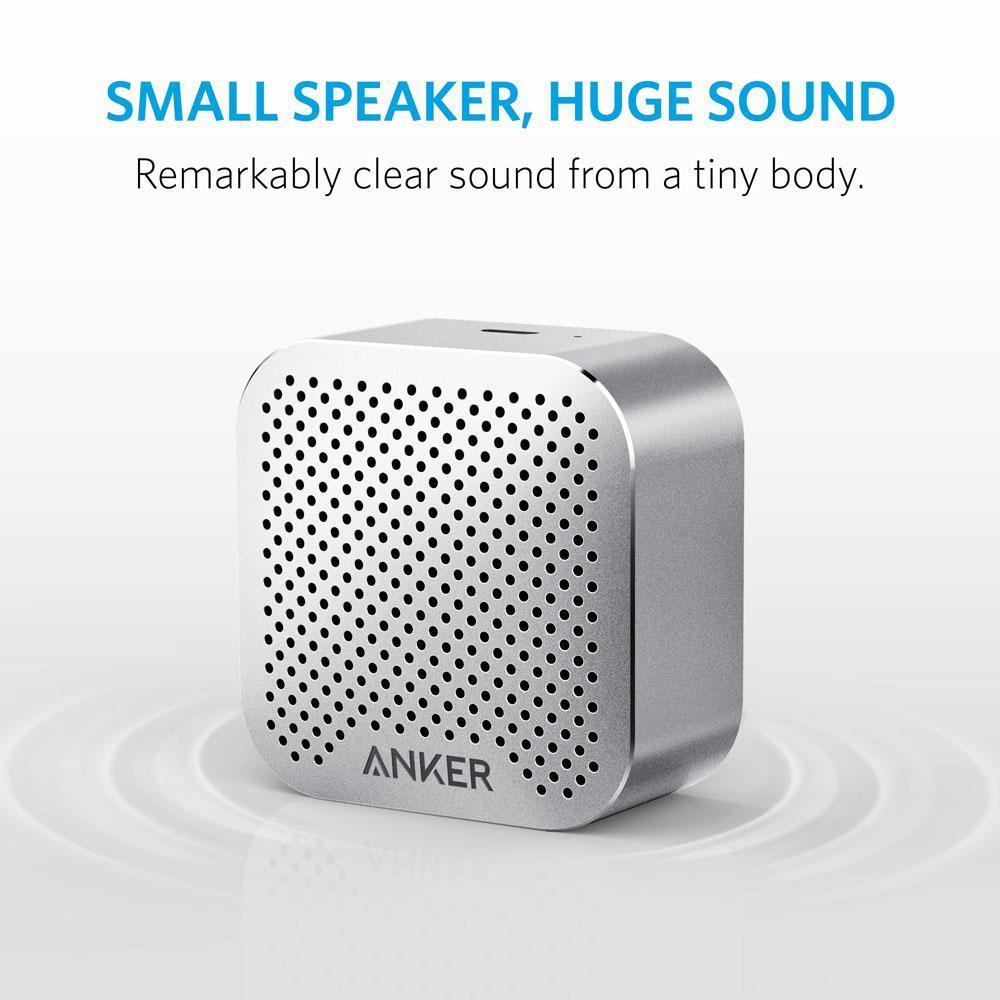 Anker Bluetooth Wireless Speaker with Big Sound and Hands-Free Calling - Gray