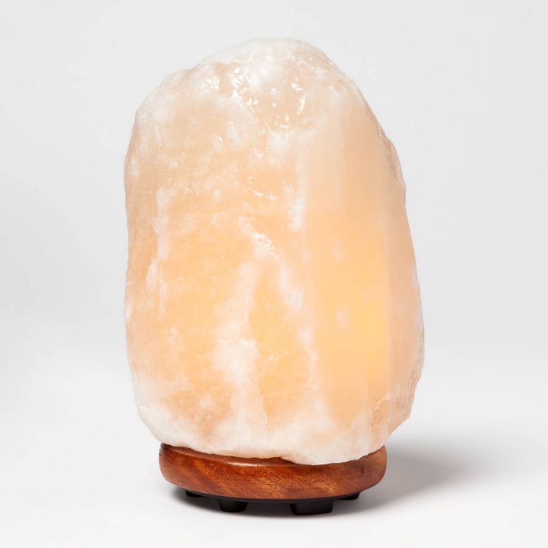 Quartz Table Lamp White - Himalayan Glow