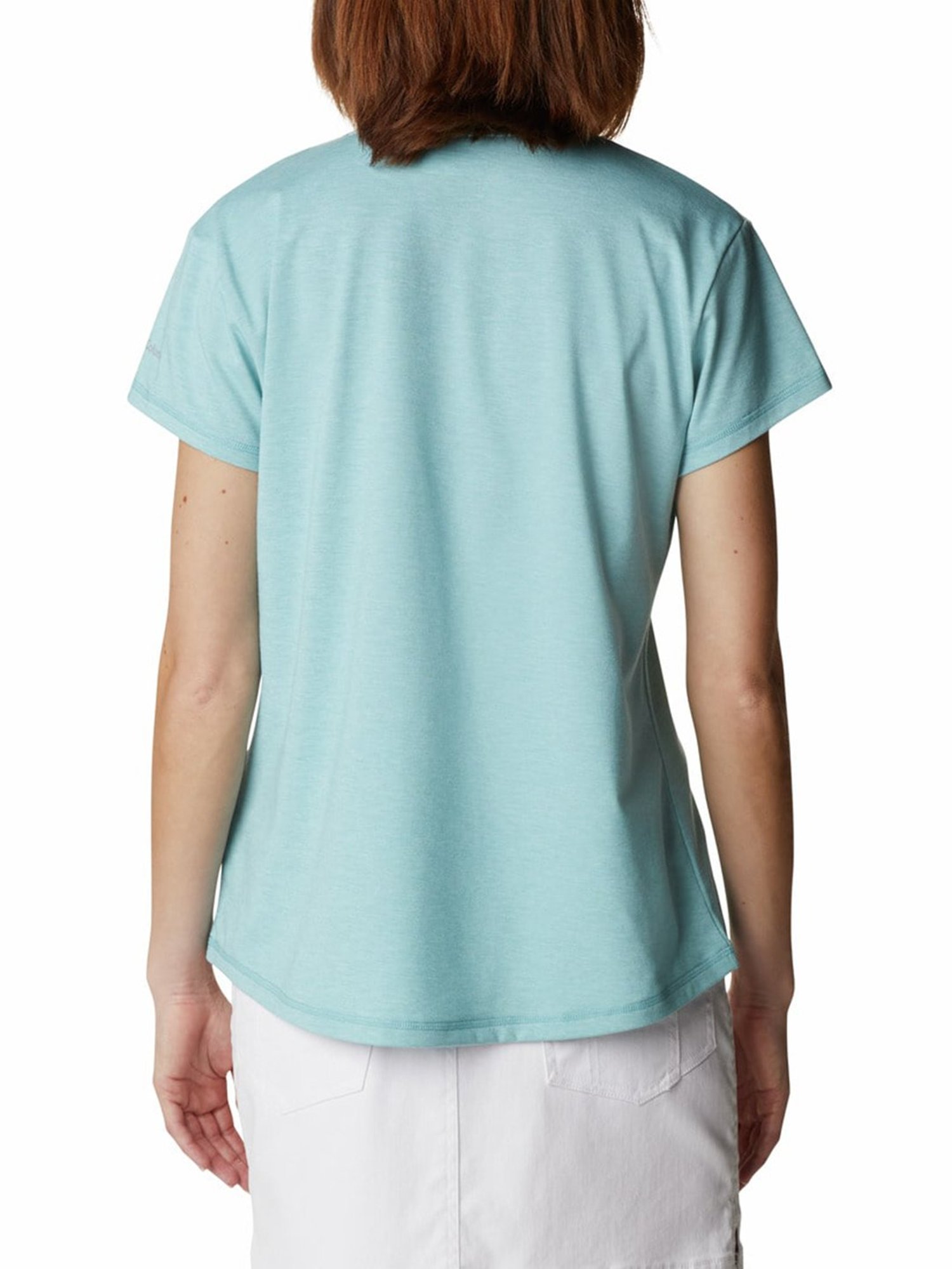 Columbia Turquoise Sun Trek Crew T-Shirt