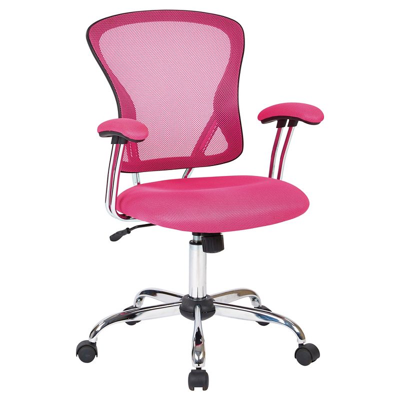 Juliana Task Chair Pink Mesh - OSP Home Furnishings