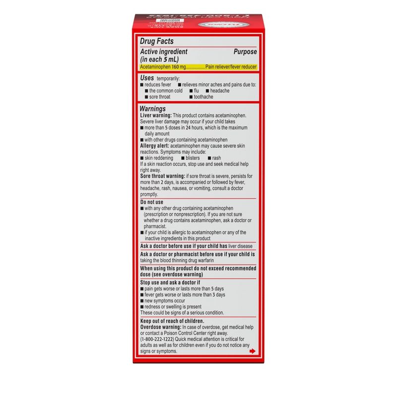 Children's Tylenol Grape Oral Suspension - 4 fl oz