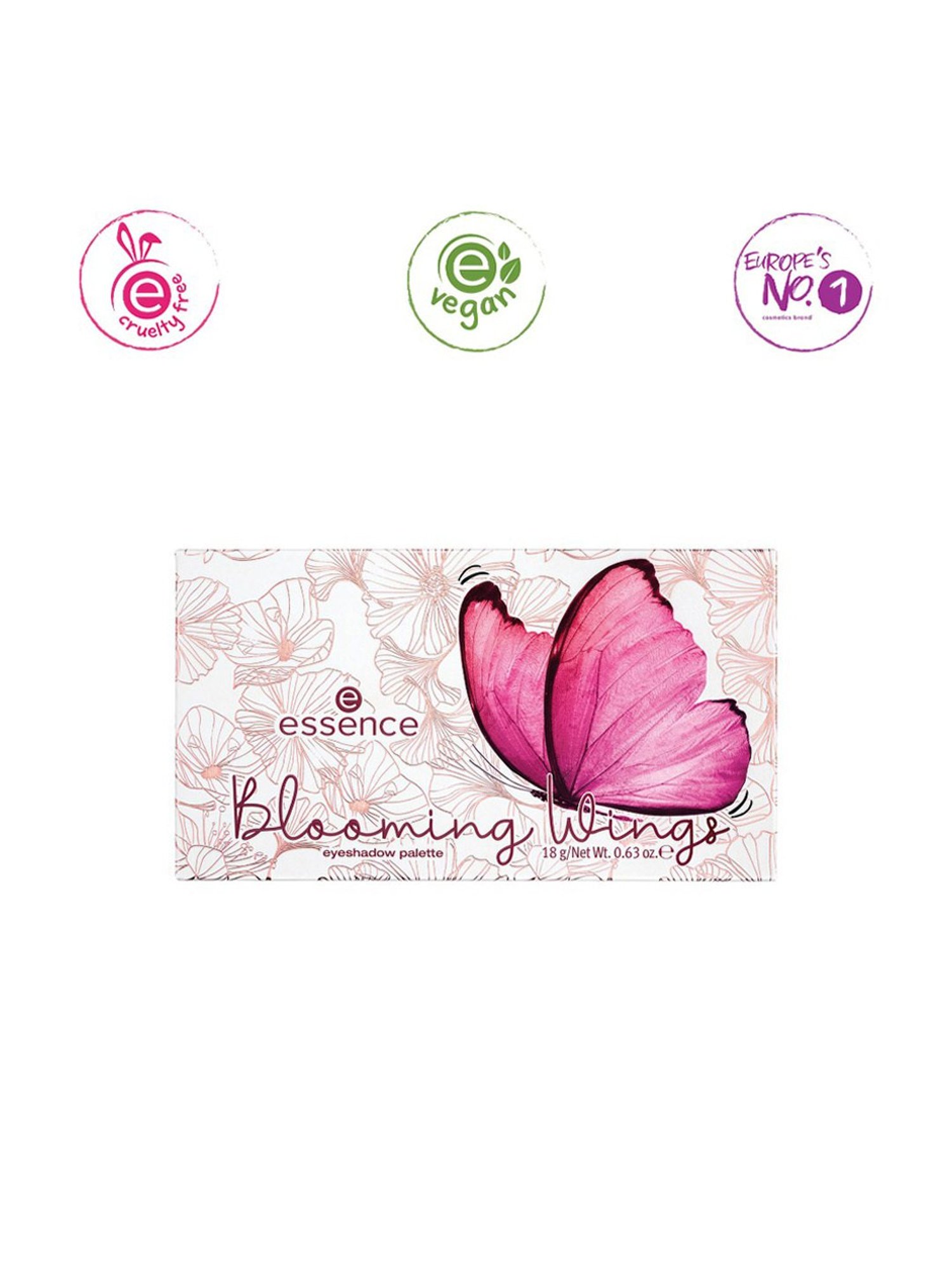 Essence Blooming Wings Eyeshadow Palette - 18 gm