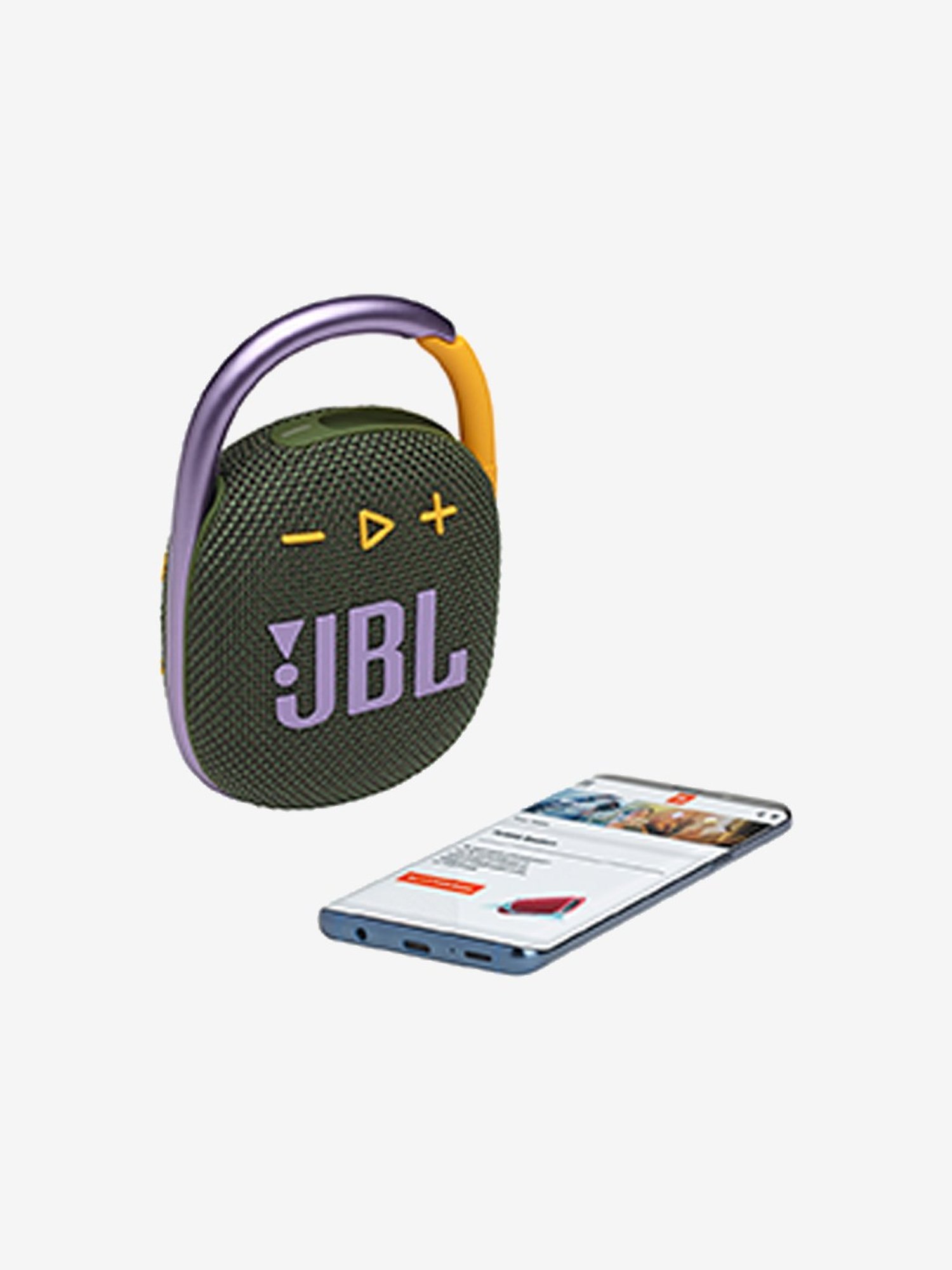 JBL Clip 4 Ultra-Portable IP67 Water & Dustproof Bluetooth Speaker (Green)