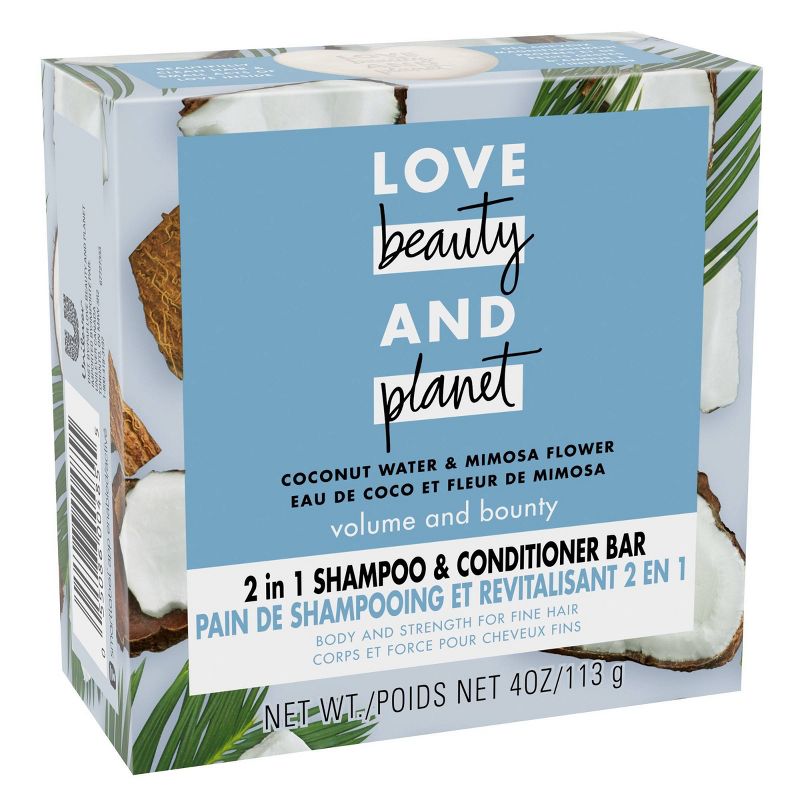 Love Beauty and Planet Coconut Water Shampoo + Conditioner Bar