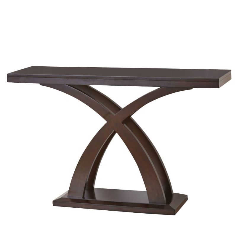 Jocelyn Sofa Table Espresso Cherry - Steve Silver