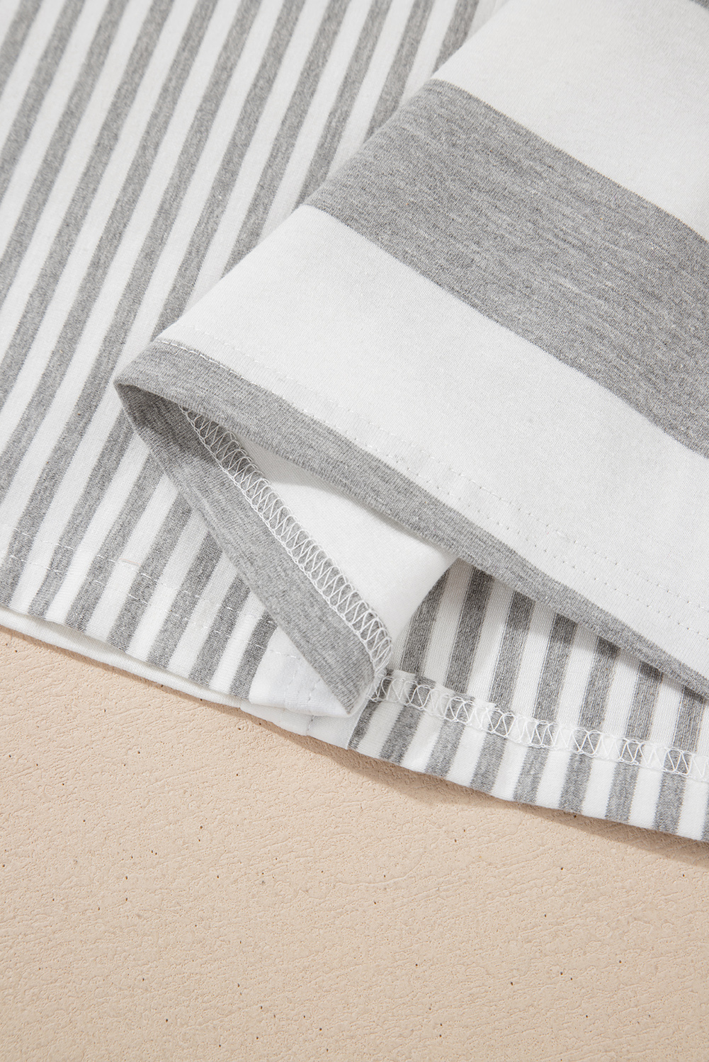 Skobeloff Textured Ruffle Split Top and Drawstring Shorts Set